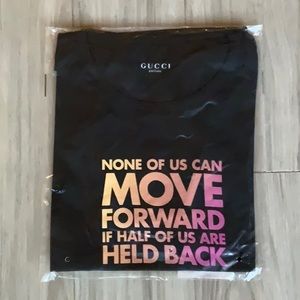 Gucci Promotional T Shirt. New in Package. European size large women’s.